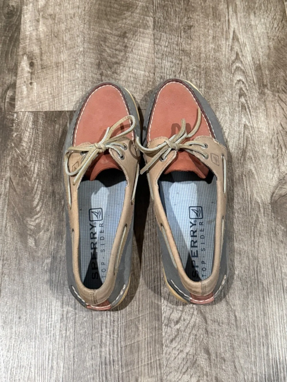 SPERRY Top Sider Multi-Color Leather Boat Shoe 9.5M